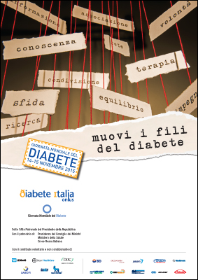Locandina GMD Giornata Mondiale del diabete 2015