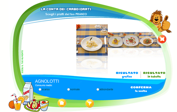 application conta con il leone