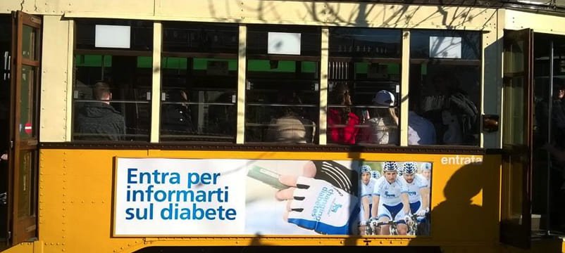 tram dedicato al diabete di tipo 1