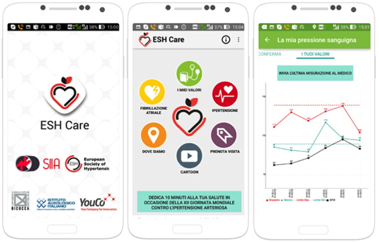 ESH Care – L’app per combattere l’ipertensione arteriosa