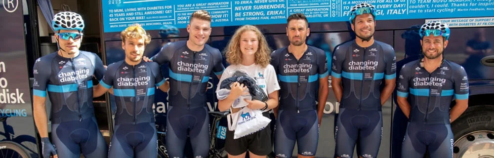 Team Novo Nordisk: salite sul bus, per cambiare il diabete.
