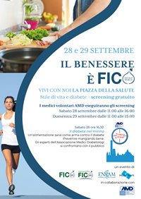 A Bologna il benessere è FICO, all'insegna della prevenzione del diabete. Screening gratuito.