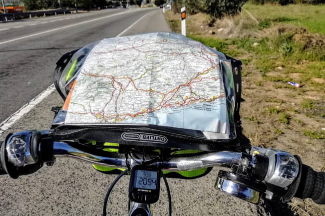 I preparativi del viaggio, in bici, in compagnia del DT1