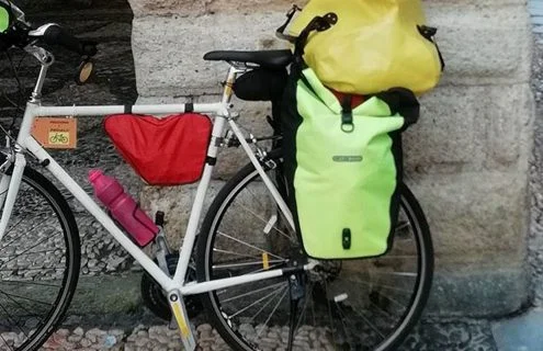 I preparativi del viaggio, in bici, in compagnia del DT1