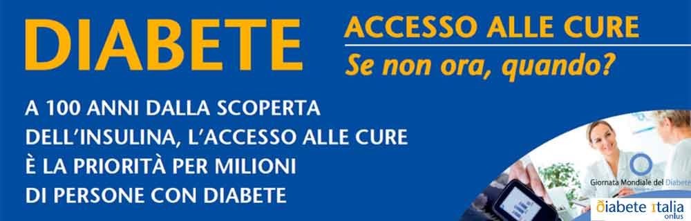 #GMD21 #WDD21 – La giornata mondiale del diabete 2021 – Accesso alle cure. Se non ora, quando?