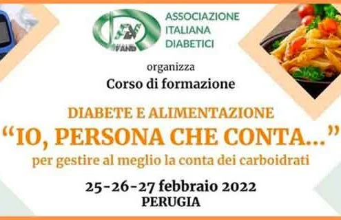 Diabete. “IO, PERSONA CHE CONTA” – Un corso FAND per gestire al meglio la Conta dei Carboidrati