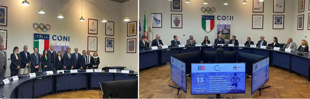 Diabete e obesità: firmato protocollo d’intesa per la tutela della pratica sportiva 