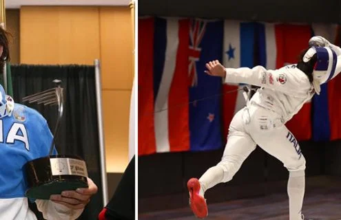 Congratulazioni a Giulio Gaetani, il giovane schermidore con DT1, 1^ bronzo in Coppa del Mondo nella Spada