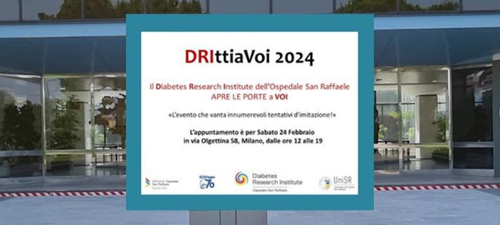 Torna DRItti a Voi, l’evento del San Raffaele dedicato alla ricerca sul diabete tipo 1