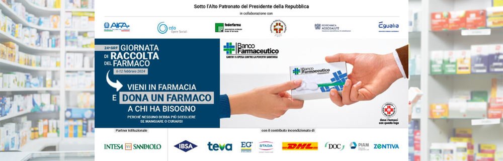 In Lombardia, la 24^ Giornata di Raccolta del Farmaco: 1.345 farmacie in cui si può donare