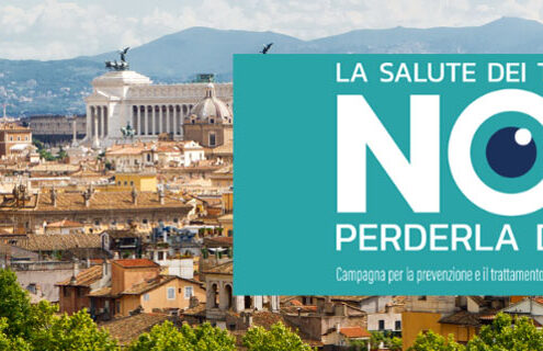 La campagna “La salute dei tuoi occhi non perderla di vista” fa tappa a Roma
