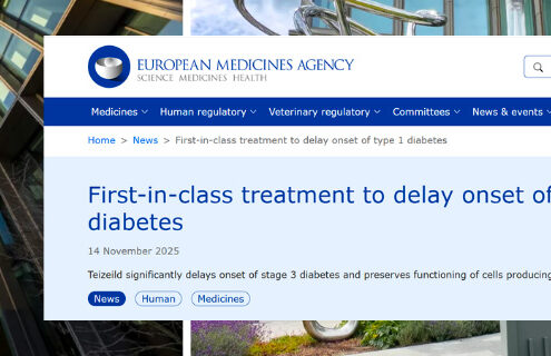 L’EMA raccomanda la prima terapia che ritarda l’esordio del diabete di tipo 1